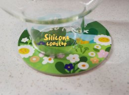 รับทำแผ่นซิลิโคนรองแก้วน้ำ (Silicone Coaster)