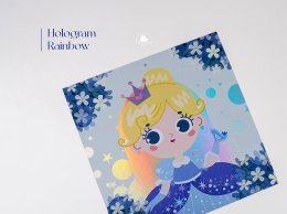 กระดาษ hologram rainbow
