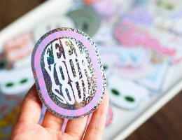 สติ๊กเกอร์ holo dot