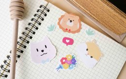 Sticker Die-cut แบบ  100%
