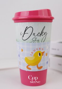 รับทำ Cup sleeve ออกแบบลายเองได้