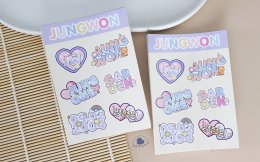สติ๊กเกอร์เนื้อขาว แผ่นรองใส 