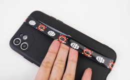 รับสกรีนphone strap สายจับถนัดมือสำหรับแปะติดเข้ากับมือถือ