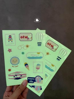 สติ๊กเกอร์เรืองแสง