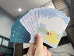 Card PVC ขาว / ใส