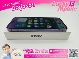 iPhone14PROMAX 256GB สีม่วง เครื่องศูนย์ไทย ZP สภาพสวยมาก 