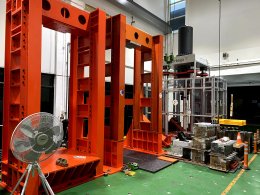Armtech sent the work to TISTR-RTTC for height improvement, Load frame
