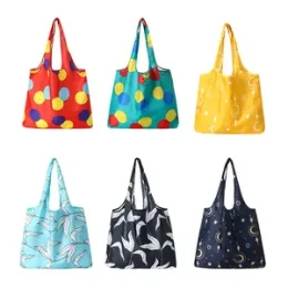 ถุงผ้าพับได้ ถุงผ้าช้อปปิ้ง ถุงผ้าร่ม Nylon Folding Bag