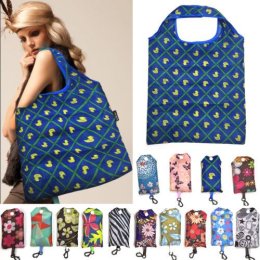 ถุงผ้าพับได้ ถุงผ้าช้อปปิ้ง ถุงผ้าร่ม Nylon Folding Bag