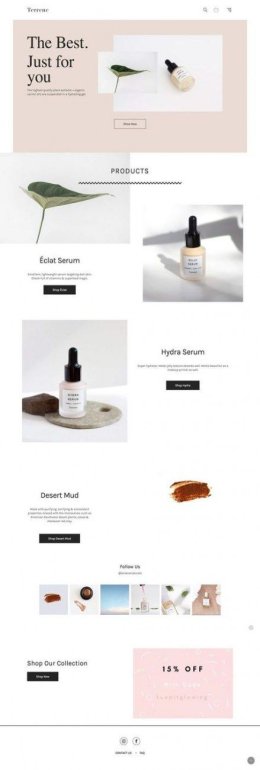 รับทำเวปไซต์ขายของ แนว มินิมอล | SALE PAGE | โปรโมทสินค้า | ลงสินค้าออนไลน์