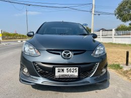  2012 MAZDA2 4DOR เครื่อง 1.5 GROOVE AUTO สีเทาดำ
