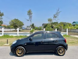 2018 NISSAN MARCH 1.2 S MNC เกียร์ธรรมดา สีดำ