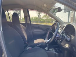 2018 NISSAN MARCH 1.2 S MNC เกียร์ธรรมดา สีดำ