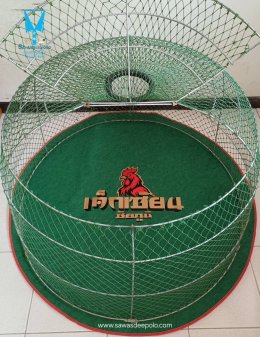 ขอบพระคุณ เด็กเซียน ชัยภูมิ  พรมรองสุ่มไก่ เย็บขอบ หนา 3-4 มิล  มุ้งไก่ชน ตัดเย็บด้วยผ้าสีเดียวทั้งหลัง เย็บผ้าทับหูแขวนไม่หลุดง่ายl เย็บเก็บชายมุ้ง  มีบริการปักชื่อ และโลโก้  สนใจสอบถามเพิ่มเติม  https://line.me/ti/p/VJeTnWFnQS  www.sawasdeepolo.com ️ 08