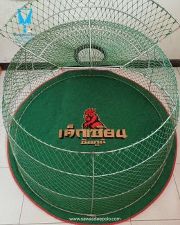 ขอบพระคุณ เด็กเซียน ชัยภูมิ  พรมรองสุ่มไก่ เย็บขอบ หนา 3-4 มิล  มุ้งไก่ชน ตัดเย็บด้วยผ้าสีเดียวทั้งหลัง เย็บผ้าทับหูแขวนไม่หลุดง่ายl เย็บเก็บชายมุ้ง  มีบริการปักชื่อ และโลโก้  สนใจสอบถามเพิ่มเติม  https://line.me/ti/p/VJeTnWFnQS  www.sawasdeepolo.com ️ 08