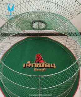 ขอบพระคุณ เด็กเซียน ชัยภูมิ  พรมรองสุ่มไก่ เย็บขอบ หนา 3-4 มิล  มุ้งไก่ชน ตัดเย็บด้วยผ้าสีเดียวทั้งหลัง เย็บผ้าทับหูแขวนไม่หลุดง่ายl เย็บเก็บชายมุ้ง  มีบริการปักชื่อ และโลโก้  สนใจสอบถามเพิ่มเติม  https://line.me/ti/p/VJeTnWFnQS  www.sawasdeepolo.com ️ 08