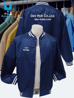 ขอบพระคุณ Dev Hub Co.,Ltd. เสื้อแจ็คเก็ตทรงเบสบอล เนื้อผ้าไมโครพีช เนื้อนุ่มเบาสัมผัสสบายไม่ยับง่าย ไม่ระคายเคือง มีกระเป๋าข้างซ้าย-ขวา ใส่แล้วไม่ร้อน บริการปักเสื้อ พร้อมออกแบบ ไม่มีขั้นต่ำ สนใจสอบถามเพิ่มเติม  https://line.me/ti/p/VJeTnWFnQS  www.sawasd
