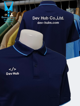 ขอบพระคุณ Dev Hub Co.,Ltd.  เสื้อโปโลผ้าคลูบาลานซ์ ผ้าเนื้อเย็น ระบายอากาศได้ดี ไม่ต้องรีด ไม่ขึ้นขุยตลอดอายุการใช้งาน  พร้อมบริการปัก ไม่จำกัดขั้นต่ำ สนใจสอบถามเพิ่มเติม  https://line.me/ti/p/VJeTnWFnQS  www.sawasdeepolo.com ️ 0842254054 #sawasdeepolo #ส