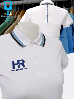 ขอบพระคุณ HR CH 7 HD เสื้อโปโลผ้าทีเคพรีเมี่ยม เนื้อคอตตอน ผสมโพลีเอสเตอร์  นุ่ม ระบายอากาศ แห้งไวไม่อับชื้น พร้อมบริการปัก ไม่จำกัดขั้นต่ำ สนใจสอบถามเพิ่มเติม  https://line.me/ti/p/VJeTnWFnQS  www.sawasdeepolo.com ️ 0842254054 #sawasdeepolo #สวัสดีโปโล #