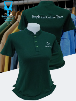 ขอบพระคุณ PnC We are team เสื้อโปโลคอจีนพร้อมรับปักโลโก้และชื่อ Plus ความนุ่ม เพิ่มความสบาย  ผ้า Micro Plus + (ไมโคร พลัส) เส้นใยเล็ก ละเอียดเรียงตัวสวย ด้วยโพลีเอสเตอร์ผสมไมโครไฟเบอร์ เกรด A ทำให้ผ้านุ่ม เนียน ละเอียด คงทน ใส่เย็นสบาย ระบายอากาศได้ดี พร้