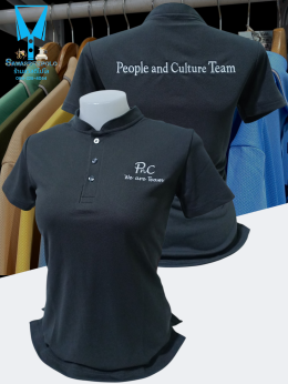 ขอบพระคุณ PnC We are team เสื้อโปโลคอจีนพร้อมรับปักโลโก้และชื่อ Plus ความนุ่ม เพิ่มความสบาย  ผ้า Micro Plus + (ไมโคร พลัส) เส้นใยเล็ก ละเอียดเรียงตัวสวย ด้วยโพลีเอสเตอร์ผสมไมโครไฟเบอร์ เกรด A ทำให้ผ้านุ่ม เนียน ละเอียด คงทน ใส่เย็นสบาย ระบายอากาศได้ดี พร้