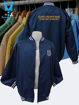 ขอบพระคุณ SECURITY TREESRITIP GUARD เสื้อแจ็คเก็ตทรงเบสบอล เนื้อผ้าไมโครพีช เนื้อนุ่มเบาสัมผัสสบายไม่ยับง่าย ไม่ระคายเคือง มีกระเป๋าข้างซ้าย-ขวา ใส่แล้วไม่ร้อน บริการปักเสื้อ พร้อมออกแบบ ไม่มีขั้นต่ำ สนใจสอบถามเพิ่มเติม  https://line.me/ti/p/VJeTnWFnQS  w