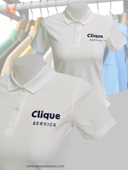 ขอบพระคุณ บริษัท คลิค เซอร์วิส จำกัด (Clique service)  เสื้อโปโลยูนิฟอร์ม เนื้อผ้าทีเคพรีเมี่ยมสีขาวล้วน พร้อมบริการปักโลโก้ สั่งได้ไม่มีขั้นต่ำ สนใจสอบถามเพิ่มเติม  http://line.me/ti/p/~sawasdeepolo  www.sawasdeepolo.com ️ 0842254054 #sawasdeepolo #สวัสด