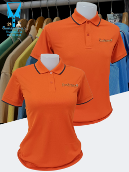 ขอบพระคุณ บ้านข้าวหนม เสื้อโปโลสีส้ม ผ้าลูบาลานซ์เนื้อผ้าเย็น ระบายอากาศได้ดี ไม่ขึ้นขุยตลอดอายุการใช้งาน ผ้าอยู่ทรงไม่ต้องรีด ️ บริการปักโลโก้และชื่อ พร้อมออกแบบ ไม่มีขั้นต่ำ  สนใจสอบถามเพิ่มเติม  https://line.me/ti/p/VJeTnWFnQS  www.sawasdeepolo.com ️ 0