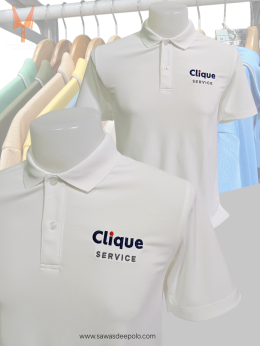 ขอบพระคุณ บริษัท คลิค เซอร์วิส จำกัด (Clique service)  เสื้อโปโลยูนิฟอร์ม เนื้อผ้าทีเคพรีเมี่ยมสีขาวล้วน พร้อมบริการปักโลโก้ สั่งได้ไม่มีขั้นต่ำ สนใจสอบถามเพิ่มเติม  http://line.me/ti/p/~sawasdeepolo  www.sawasdeepolo.com ️ 0842254054 #sawasdeepolo #สวัสด