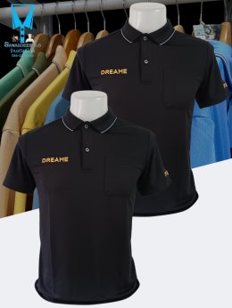 ขอบพระคุณ DREAME เสื้อโปโลสีดำ ผ้าดับเบิ้ลเฟรส ซับเหงื่อ ระบายอากาศได้ดี เนื้อผ้าทนทานอยู่ทรงไม่ย้วย ผ้านุ่มเย็นสบาย ไม่หมองง่าย ไม่ขึ้นขุย ไม่ต้องรีด  พร้อมบริการออกแบบและปักโลโก้ มีไซซ์ S - 10XL สนใจสอบถามเพิ่มเติม  https://line.me/ti/p/VJeTnWFnQS  www.