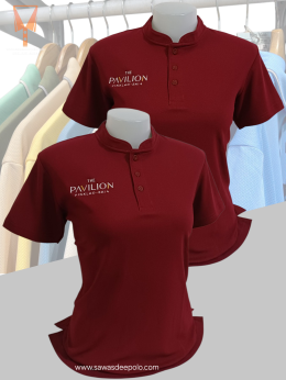 เสื้อโปโลคอจีนพร้อมรับปักโลโก้และชื่อ Plus ความนุ่ม เพิ่มความสบาย  ผ้า Micro Plus + (ไมโคร พลัส) เส้นใยเล็ก ละเอียดเรียงตัวสวย ด้วยโพลีเอสเตอร์ผสมไมโครไฟเบอร์ เกรด A ทำให้ผ้านุ่ม เนียน ละเอียด คงทน ใส่เย็นสบาย ระบายอากาศได้ดี พร้อมโครงสร้างของผ้าในขั้นตอน