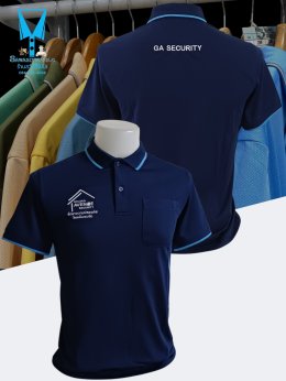ขอบพระคุณGOLDEN AVENUE SECURITY รักษาความปลอดภัย โกลเด้น อเวนิว  เสื้อโปโลสีกรม ผ้าคลูบาลานซ์ เนื้อผ้าเย็นระบายอากาศได้ดี ไม่ขึ้นขุยตลอดอายุการใช้งาน พร้อมบริการปักโลโก้  สั่งได้ไม่มีขั้นต่ำ มีบริการหลังการขาย ​ ออกแบบวางกราฟิกโลโก้ ฟรี!  ค่าบล็อกปักฟรี!​