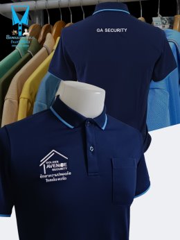 ขอบพระคุณGOLDEN AVENUE SECURITY รักษาความปลอดภัย โกลเด้น อเวนิว  เสื้อโปโลสีกรม ผ้าคลูบาลานซ์ เนื้อผ้าเย็นระบายอากาศได้ดี ไม่ขึ้นขุยตลอดอายุการใช้งาน พร้อมบริการปักโลโก้  สั่งได้ไม่มีขั้นต่ำ มีบริการหลังการขาย ​ ออกแบบวางกราฟิกโลโก้ ฟรี!  ค่าบล็อกปักฟรี!​