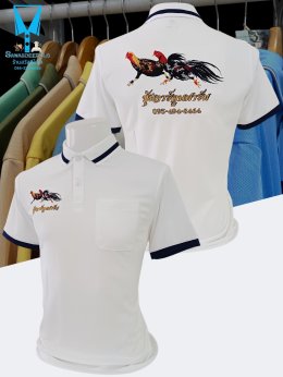ขอบพระคุณ ซุ้มการ์ตูน ฟาร์ม เสื้อโปโลผ้าดับเบิ้ลเฟรช Micro Fibered Polyester ซับเหงื่อ ระบายอากาศได้ดี เนื้อผ้าทนทานอยู่ทรงไม่ย้วย ผ้านุ่มเย็นสบาย ไม่หมองง่าย ไม่ขึ้นขุย ไม่ต้องรีด size unisex สวมใส่ได้ทั้งชายและหญิง  ️ บริการปักโลโก้และชื่อ พร้อมออกแบบ ไ