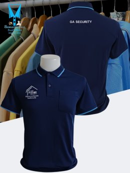 ขอบพระคุณGOLDEN AVENUE SECURITY รักษาความปลอดภัย โกลเด้น อเวนิว  เสื้อโปโลสีกรม ผ้าคลูบาลานซ์ เนื้อผ้าเย็นระบายอากาศได้ดี ไม่ขึ้นขุยตลอดอายุการใช้งาน พร้อมบริการปักโลโก้  สั่งได้ไม่มีขั้นต่ำ มีบริการหลังการขาย ​ ออกแบบวางกราฟิกโลโก้ ฟรี!  ค่าบล็อกปักฟรี!​