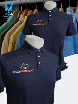 ขอบพระคุณ บริษัท Thank You 2562  เสื้อโปโลสีกรมปกเชิ้ต ผ้า Super Flow Hybrid Fiber เนื้อผ้าแข็งแรงทนทาน สีสดใสไม่หมองง่าย สัมผัสนุ่มเย็นสบายระบายอากาศดีเยี่ยม ทรง Unisex ใส่ได้ทั้งชาย-หญิง ️ พร้อมบริการปัก ไม่จำกัดขั้นต่ำ สนใจสอบถามเพิ่มเติม  https://line