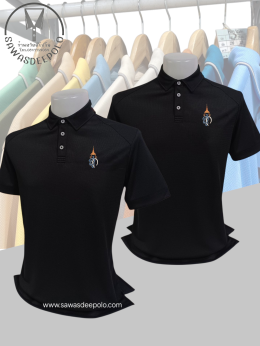 รวมแบบเสื้อโปโลสีดำพร้อมสั่งปักโลโก้ตามต้องการ - ผ้าคลูบาลานซ์ เนื้อผ้าเย็นระบายอากาศได้ดี สีไม่ตก ไม่ย้วย ไม่ขึ้นขุยตลอดอายุการใช้งาน ไม่ต้องรีด - ผ้าทีเคพรีเมี่ยม เส้นใยทอละเอียดพิเศษ ระบายอากาศดีเยี่ยม อยู่ทรงไม่ยืดย้วยง่าย  - ผ้าดับเบิ้ลเฟรส ซึมซับเหง