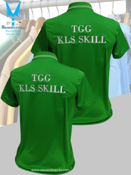 ขอบพระคุณ TGG KLS SKILL เสื้อโปโลกีฬาคอปก พิมพ์ลายซับลิเมชั่น  ️พร้อมบริการปักชื่อและโลโก้ เนื้อผ้ากีฬาเกรดหนาคุณภาพดี เบาสบาย สีสวยสดใสระบายอากาศใส่แล้วไม่ร้อน สีไม่ตก ผ้าไม่ย้วย ไม่ยับไม่ต้องรีด สนใจสอบถามเพิ่มเติม  https://line.me/ti/p/VJeTnWFnQS  www.
