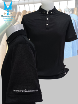 แบบเสื้อโปโลสีดำมีสต็อกพร้อมส่ง บริการปักโลโก้ตามสั่ง - ผ้าคลูบาลานซ์ เนื้อผ้าเย็นระบายอากาศได้ดี สีไม่ตก ไม่ย้วย ไม่ขึ้นขุยตลอดอายุการใช้งาน ไม่ต้องรีด - ผ้าทีเคพรีเมี่ยม เส้นใยทอละเอียดพิเศษ ระบายอากาศดีเยี่ยม อยู่ทรงไม่ยืดย้วยง่าย  มีไซซ์ S - 10XL สนใจ
