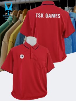 ขอบพระคุณ TSK GAMES  เสื้อโปโลสีแดง ผ้าคลูบาลานซ์ ผ้าเนื้อเย็น ระบายอากาศได้ดี ไม่ต้องรีด ไม่ขึ้นขุยตลอดอายุการใช้งาน  พร้อมบริการปัก ไม่จำกัดขั้นต่ำ สนใจสอบถามเพิ่มเติม  https://line.me/ti/p/VJeTnWFnQS  www.sawasdeepolo.com ️ 0842254054 #sawasdeepolo #สว