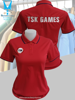 ขอบพระคุณ TSK GAMES  เสื้อโปโลผ้าคลูบาลานซ์ ผ้าเนื้อเย็น ระบายอากาศได้ดี ไม่ต้องรีด ไม่ขึ้นขุยตลอดอายุการใช้งาน  พร้อมบริการปัก ไม่จำกัดขั้นต่ำ สนใจสอบถามเพิ่มเติม  https://line.me/ti/p/VJeTnWFnQS  www.sawasdeepolo.com ️ 0842254054 #sawasdeepolo #สวัสดีโป