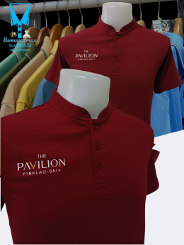 ขอบพระคุณ The Pavilionเสื้อโปโลคอจีนพร้อมรับปักโลโก้และชื่อ Plus ความนุ่ม เพิ่มความสบาย  ผ้า Micro Plus + (ไมโคร พลัส) เส้นใยเล็ก ละเอียดเรียงตัวสวย ด้วยโพลีเอสเตอร์ผสมไมโครไฟเบอร์ เกรด A ทำให้ผ้านุ่ม เนียน ละเอียด คงทน ใส่เย็นสบาย ระบายอากาศได้ดี พร้อมโค