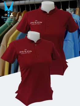 ขอบพระคุณ The Pavilionเสื้อโปโลคอจีนพร้อมรับปักโลโก้และชื่อ Plus ความนุ่ม เพิ่มความสบาย  ผ้า Micro Plus + (ไมโคร พลัส) เส้นใยเล็ก ละเอียดเรียงตัวสวย ด้วยโพลีเอสเตอร์ผสมไมโครไฟเบอร์ เกรด A ทำให้ผ้านุ่ม เนียน ละเอียด คงทน ใส่เย็นสบาย ระบายอากาศได้ดี พร้อมโค