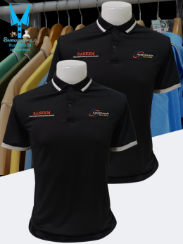 ขอบพระคุณ Asia Chemie  Rankem เสื้อโปโลสีดำ ผ้าดับเบิ้ลเฟรส ซับเหงื่อ ระบายอากาศได้ดี เนื้อผ้าทนทานอยู่ทรงไม่ย้วย ผ้านุ่มเย็นสบาย ไม่หมองง่าย ไม่ขึ้นขุย ไม่ต้องรีด  พร้อมบริการออกแบบและปักโลโก้ มีไซซ์ S - 10XL สนใจสอบถามเพิ่มเติม  https://line.me/ti/p/VJe