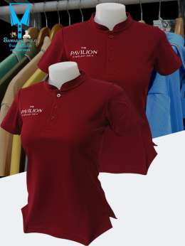 ขอบพระคุณ The Pavilionเสื้อโปโลคอจีนพร้อมรับปักโลโก้และชื่อ Plus ความนุ่ม เพิ่มความสบาย  ผ้า Micro Plus + (ไมโคร พลัส) เส้นใยเล็ก ละเอียดเรียงตัวสวย ด้วยโพลีเอสเตอร์ผสมไมโครไฟเบอร์ เกรด A ทำให้ผ้านุ่ม เนียน ละเอียด คงทน ใส่เย็นสบาย ระบายอากาศได้ดี พร้อมโค