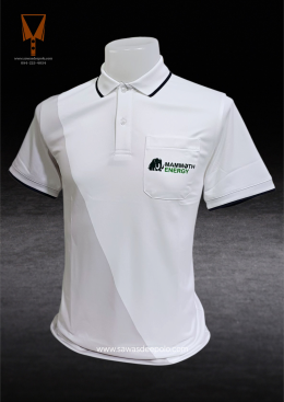 ขอบพระคุณบริษัท mammoth-energy.co.th   เสื้อโปโลผ้าลูบาลานซ์ เนื้อผ้าเย็นระบายอากาศได้ดี ไม่ขึ้นขุยตลอดอายุการใช้งาน  สั่งได้ไม่มีขั้นต่ำ มีบริการหลังการขาย ​ ออกแบบวางกราฟิกโลโก้ ฟรี!  ค่าบล็อกปักฟรี!​  จัดส่งฟรี!  งานเย็บ คุณภาพดี  งานปักคมชัดระดับ HD  