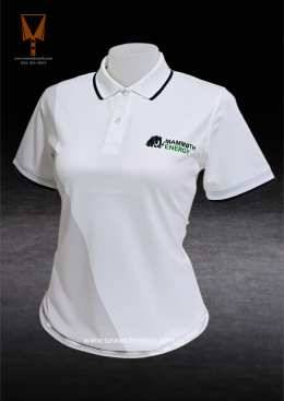 ขอบพระคุณบริษัท mammoth-energy.co.th   เสื้อโปโลผ้าลูบาลานซ์ เนื้อผ้าเย็นระบายอากาศได้ดี ไม่ขึ้นขุยตลอดอายุการใช้งาน  สั่งได้ไม่มีขั้นต่ำ มีบริการหลังการขาย ​ ออกแบบวางกราฟิกโลโก้ ฟรี!  ค่าบล็อกปักฟรี!​  จัดส่งฟรี!  งานเย็บ คุณภาพดี  งานปักคมชัดระดับ HD  