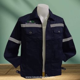 เสื้อช็อปผ้าเวสปอยท์ ติดแถบสะท้อนแสง ทนความร้อน และกันสะเก็ดไฟ เย็บตะเข็บ 2 ชั้น ผ้าหนาแต่ระบายอากาศได้ดีไม่ร้อน สนใจสอบถามเพิ่มเติม   http://line.me/ti/p/~sawasdeepolo  www.sawasdeepolo.com ️ 0842254054