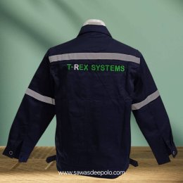 เสื้อช็อปผ้าเวสปอยท์ ติดแถบสะท้อนแสง ทนความร้อน และกันสะเก็ดไฟ เย็บตะเข็บ 2 ชั้น ผ้าหนาแต่ระบายอากาศได้ดีไม่ร้อน สนใจสอบถามเพิ่มเติม   http://line.me/ti/p/~sawasdeepolo  www.sawasdeepolo.com ️ 0842254054
