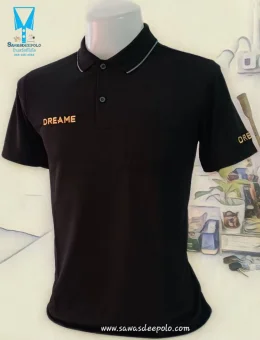 ขอบพระคุณ DREAME   เสื้อโปโลผ้าดับเบิ้ลเฟส (Double Face) เนื้อผ้าทอเทคนิคพิเศษ 2 เลเยอร์ น้ำหนักเบายืดหยุ่นนุ่มสบาย ไม่ย้วยหรือเสียทรงง่าย ดูมีวอลลุ่มให้ความรู้สึกหนาและฟูระบายอากาศได้ดี ไม่อมเหงื่อ สีสดใส ไม่หมองง่าย ไม่ต้องรีด ไม่ขึ้นขุยผ้า size unisex 